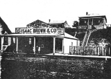 The Waihi Shop and House as first built.